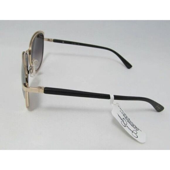 Jessica Simpson J5316 OXGD Black & Gold Cat Eye Sunglasses Black Arms NWT - Picture 5 of 8
